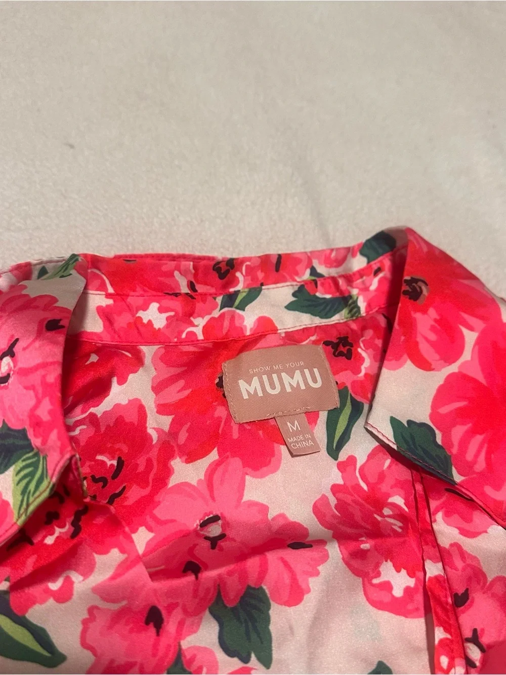 show me your mumu floral early riser pj set soiree medium